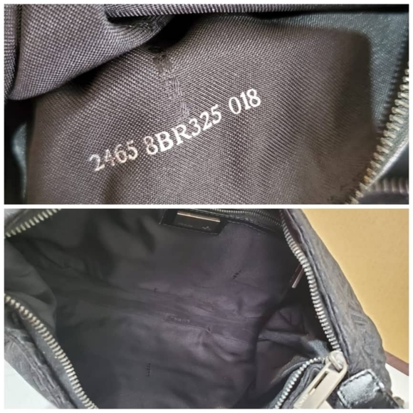 FENDI Zucchino Hobo Shoulder Bag - Picture 3 of 12